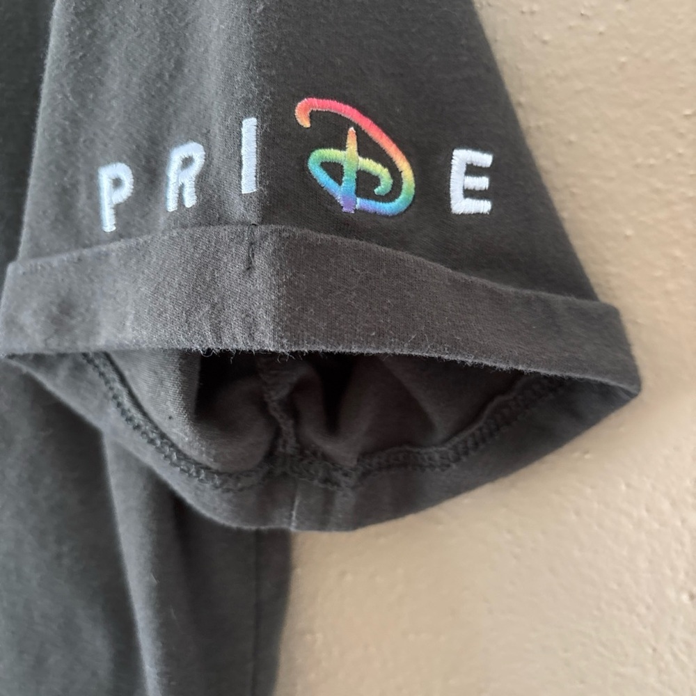 Disney Pride Gray V-Neck T-Shirt - Picture 3 of 6